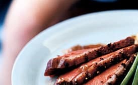 Duck with Walnut Sherry Vinaigrette