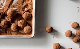 Dulce de Leche and Nut–Butter Truffles