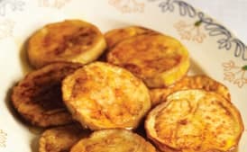 Eggplant Fritters with Honey