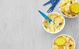 Eggy Potato Salad with Pickles