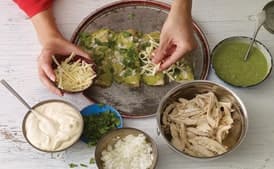 Enchiladas Verdes (Green Chicken Enchiladas)