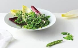 Endive & Snap Pea Salad with Parmesan Dressing