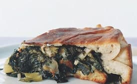 Escarole-Stuffed Pizza