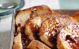 Favorite Bread and Butter Pudding with Bourbon Sauce