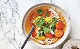 Feel-Better Chicken and Rice Soup