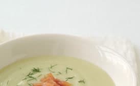 Fennel-Potato Soup with Smoked Salmon