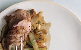Fennel-Rubbed Pork Tenderloin with Roasted Fennel Wedges