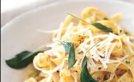 Fettuccine with Brown Butter and Sage