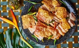 Filipino-Style Roast Pork Belly with Chile Vinegar