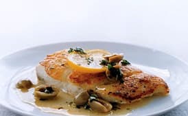 Fish Fillets with Olives and Oregano