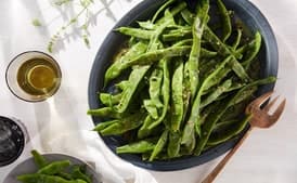 Flat Beans with Mustard Thyme Vinaigrette