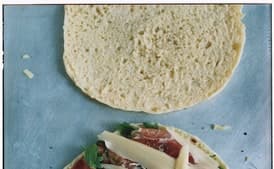 Flatbread Stuffed with Cheese and Prosciutto (Torta al Testo )