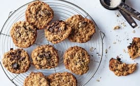 Flourless Oatmeal Chocolate-Chunk Cookies