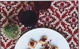 Foie Gras with Date Purée and Pomegranate
