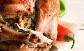 Francis Butler's Texas Tamale-Stuffed Turkey