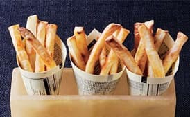 French Fries with Three Dips