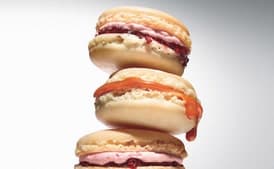 French Macarons with Raspberry-Rose Buttercream