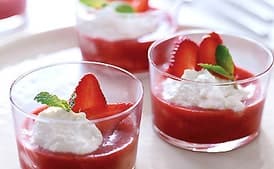 Fresh Berries with Ricotta Cream