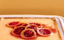 Fresh Orange Tart with Hazelnut Crust