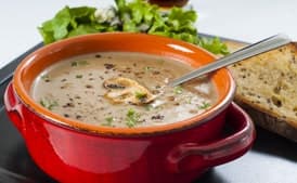 Fresh Wild Mushroom Soup