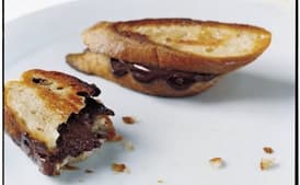 Fried Bittersweet Chocolate Bread