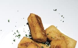 Fried Polenta Cheese Fritters