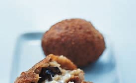 Fried Stuffed Rice Balls