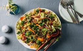Frisée and Carrot Ribbon Salad with Za'atar-Lemon Vinaigrette