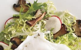 Frisée and Wild Mushroom Salad with Poached Egg