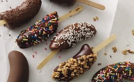 Frozen Chocolate Bananas