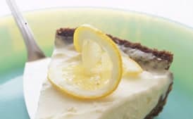 Frozen Lemon Gingersnap Pie