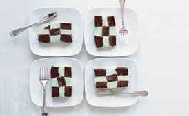 Frozen Mint Chocolate Checkerboard