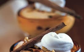 Frozen Pumpkin Mousse with Walnut-Toffee Crunch