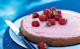 Frozen Strawberry Margarita Pie