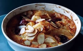 Fruit-and-Almond Gratins