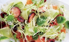 Fruit Salad with Fennel, Watercress, and Smoked Salt