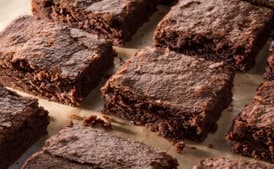 Fudgy Double-Chocolate Brownies