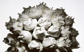 Ganache-Filled Chocolate Cupcakes with Seven-Minute Meringe Frosting