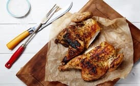 Garlic and Herb Spatchcock Grilled Chicken