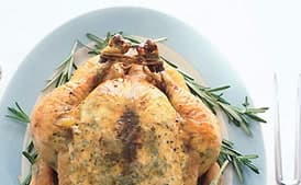 Garlic-Rosemary Roast Chicken