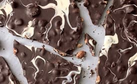 Ghostly Chocolate-Nut Bark