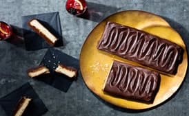 Giant Chocolate Caramel Cookie Bars