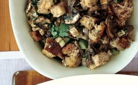 Giblet and Mushroom Bread Salad