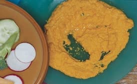 Ginger Carrot Dip with Crudites