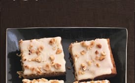 Ginger-Squash Cake with White Chocolate Frosting