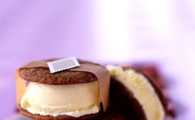 Gingersnap Lemon Ice Cream Sandwiches