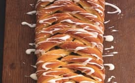 Glazed Apple Lattice Coffee Cake