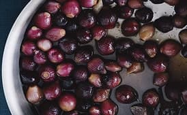 Glazed Red Pearl Onions