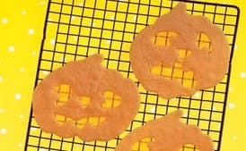 Glowing Jack-o'-Lantern Cookies