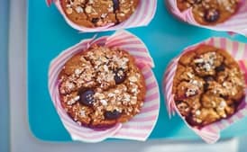 Blueberry and Cinnamon Breakfast Oaty Muffins